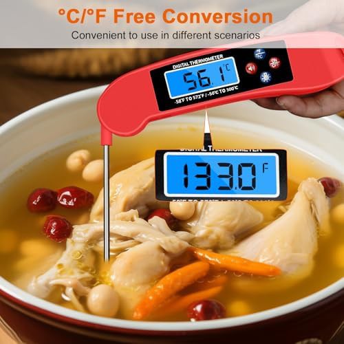 Red Waterproof Talking Thermometer Two Pack — photo 5