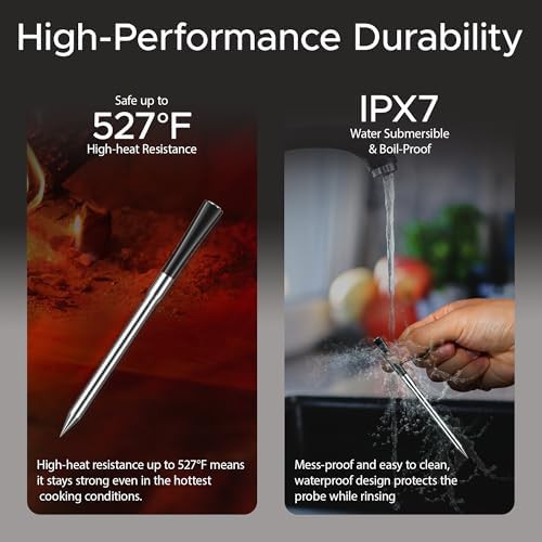 Wireless long range bluetooth smoker thermometer — photo 3