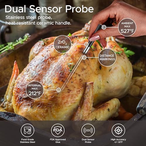 Wireless long range bluetooth smoker thermometer — photo 4