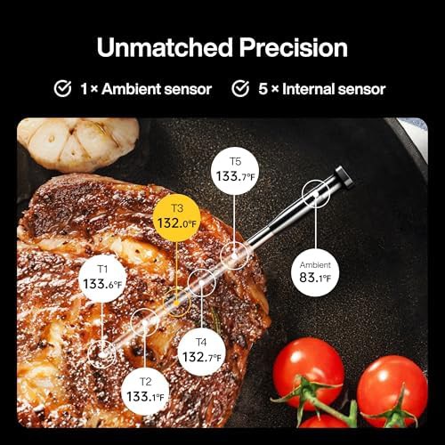 Smart wireless thermometer with LCD display base — photo 4