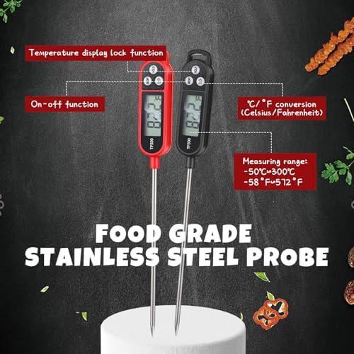 Instant read food thermometer six pack — photo 3