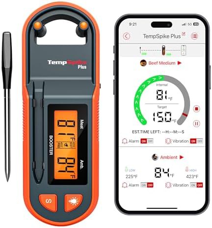 Ultra Thinner Probe Wireless Meat Thermometer