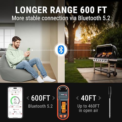 Ultra Thinner Probe Wireless Meat Thermometer — photo 3