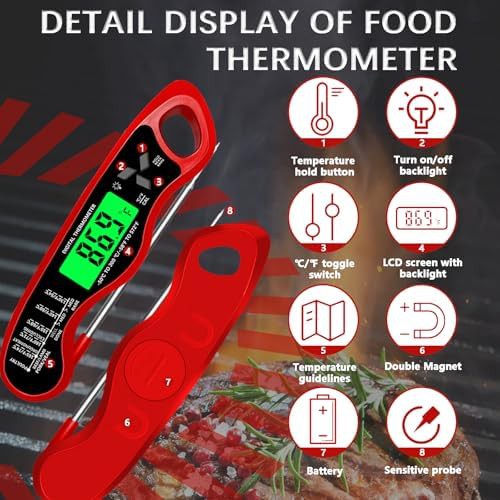 IP67 Waterproof Digital Cooking Thermometer — photo 3