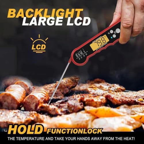 Instant read digital thermometer with backlight — photo 4
