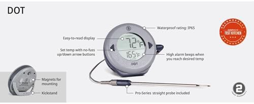 Nautical blue simple alarm thermometer — photo 4