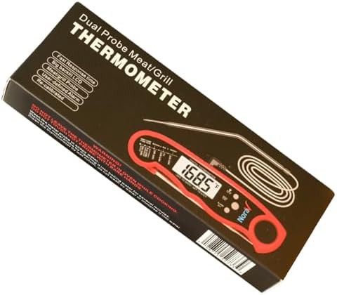Red Digital Dual Probe Kitchen Thermometer — photo 3