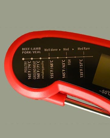 Red Digital Dual Probe Kitchen Thermometer — photo 4