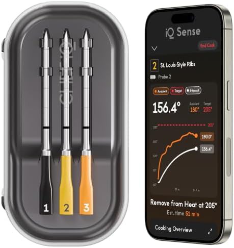 CHEF iQ Sense WiFi three probe thermometer