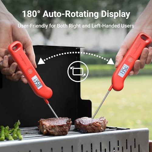 Red Waterproof NIST Certified Instant Read Thermometer — photo 5