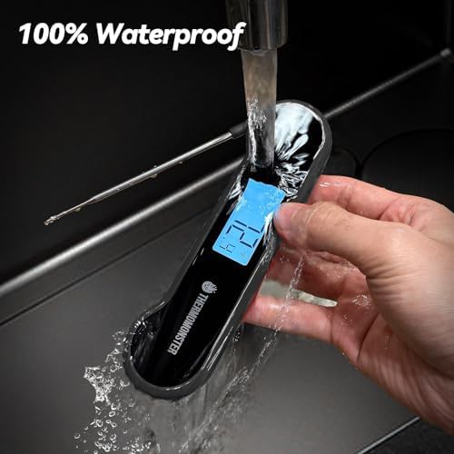 Black 0.5 sec instant read meat thermometer — photo 5