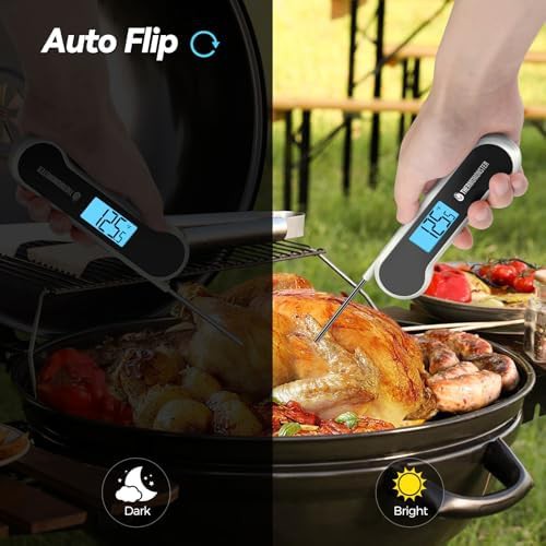 White 0.5 sec instant read meat thermometer — photo 4