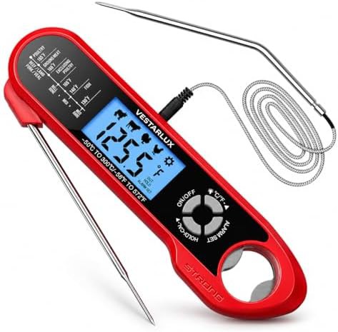 Dual Probe Waterproof Digital Alarm Thermometer