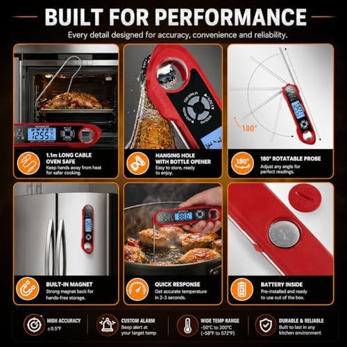 Dual Probe Waterproof Digital Alarm Thermometer — photo 5