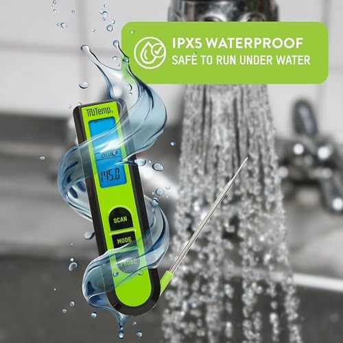 Green dual infrared probe meat thermometer — photo 5