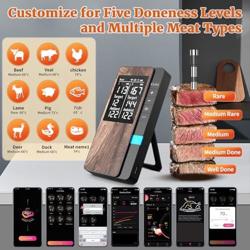 Ultra Thin Bluetooth Smart Meat Sensor — photo 4