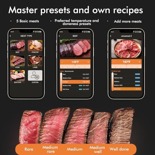 Smart wireless food thermometer with four probes — photo 4