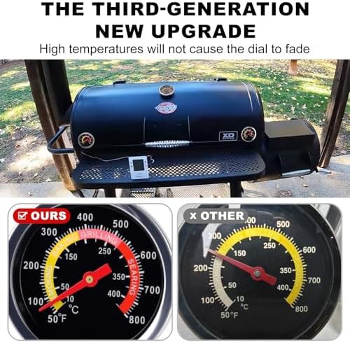 Oversized Dial Weatherproof Smoker Temp Gauge — photo 5