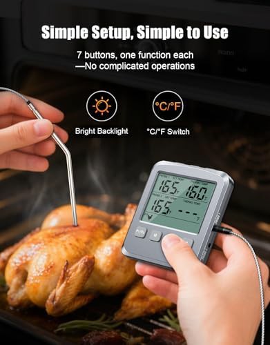 Digital Dual Probe Smoker and Grill Thermometer — photo 4