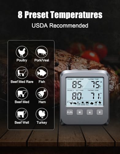 Digital Dual Probe Smoker and Grill Thermometer — photo 5