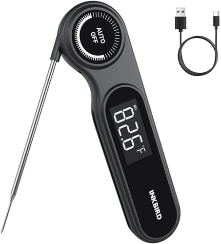 Fast Rechargeable Instant Read Meat Thermometer
