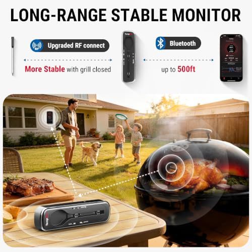 Upgraded wireless meat probe with 500ft range — photo 3