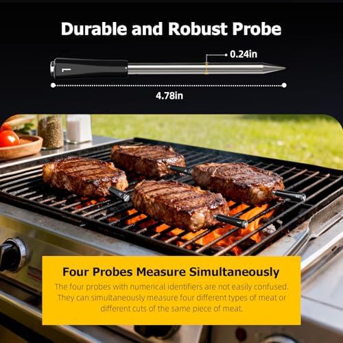 Wireless Four Probe Thermometer with App Control — photo 3