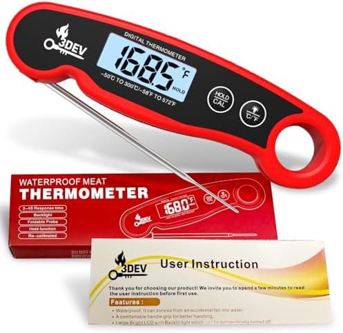 Digital Waterproof Thermometer with Backlight