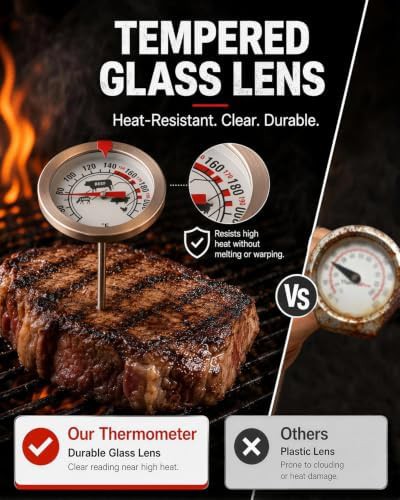 Analog Stainless Steel Leave-in Oven Thermometer — photo 5