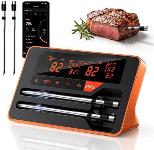 Digital Bluetooth BBQ Thermometer with Calibration