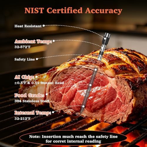 Digital Bluetooth BBQ Thermometer with Calibration — photo 4