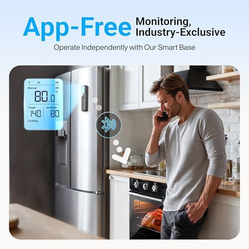 Bluetooth Wireless Meat Thermometer with App Control — photo 3