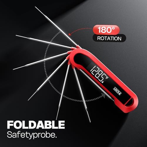 Ultra Fast Red Digital Cooking Thermometer — photo 5