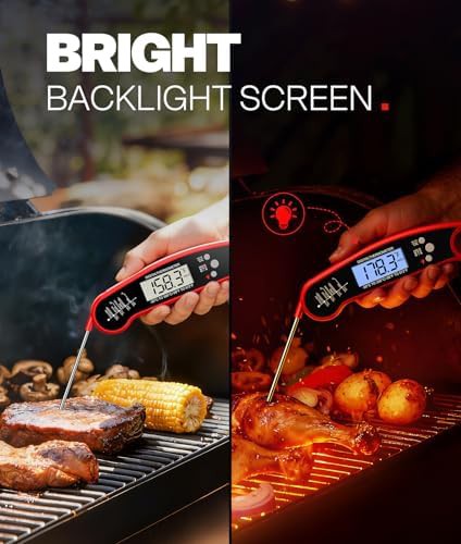 Black Waterproof Instant Read Food Thermometer — photo 4