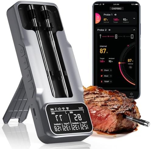 Long Range Bluetooth Thermometer for Smokers