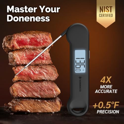 Black outdoor fryer instant read thermometer — photo 3