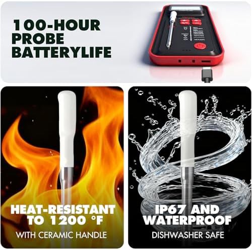 Smart remote wireless meat probe for ovens — photo 5