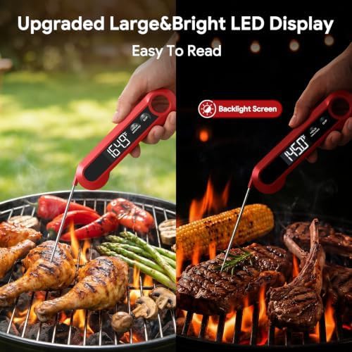 Foldable Instant Read Digital Grill Thermometer — photo 3