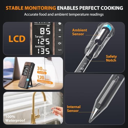 Bluetooth Wireless Alarm Meat Thermometer — photo 3