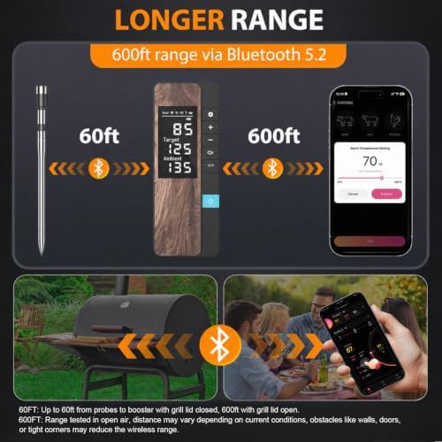 Bluetooth Wireless Alarm Meat Thermometer — photo 5