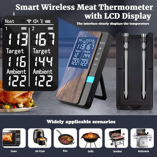 Wireless Dual Probe Smart BBQ Thermometer — photo 3