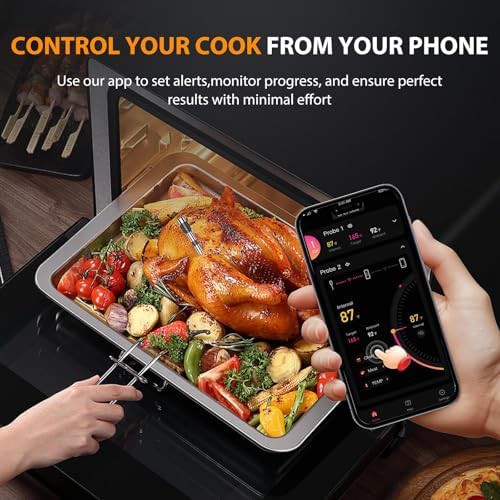 Wireless Digital Grilling Thermometer with Dual Probes — photo 3