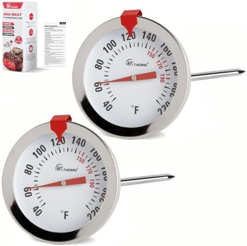 Analog Oven Safe Thermometer with Target Marker