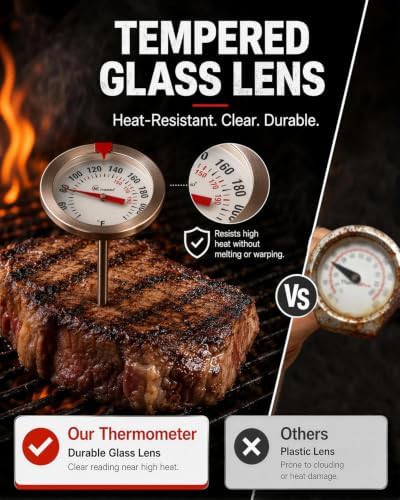 Analog Oven Safe Thermometer with Target Marker — photo 5
