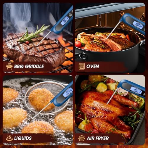 Blue Instant Read Digital Food Thermometer — photo 5