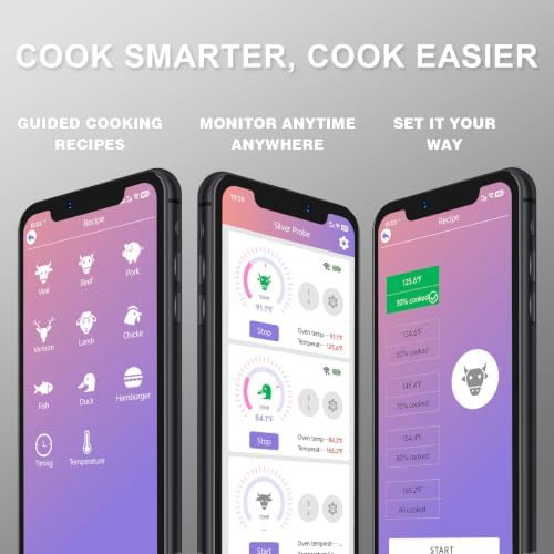 Smart Wireless Meat Thermometer with Display Base — photo 3